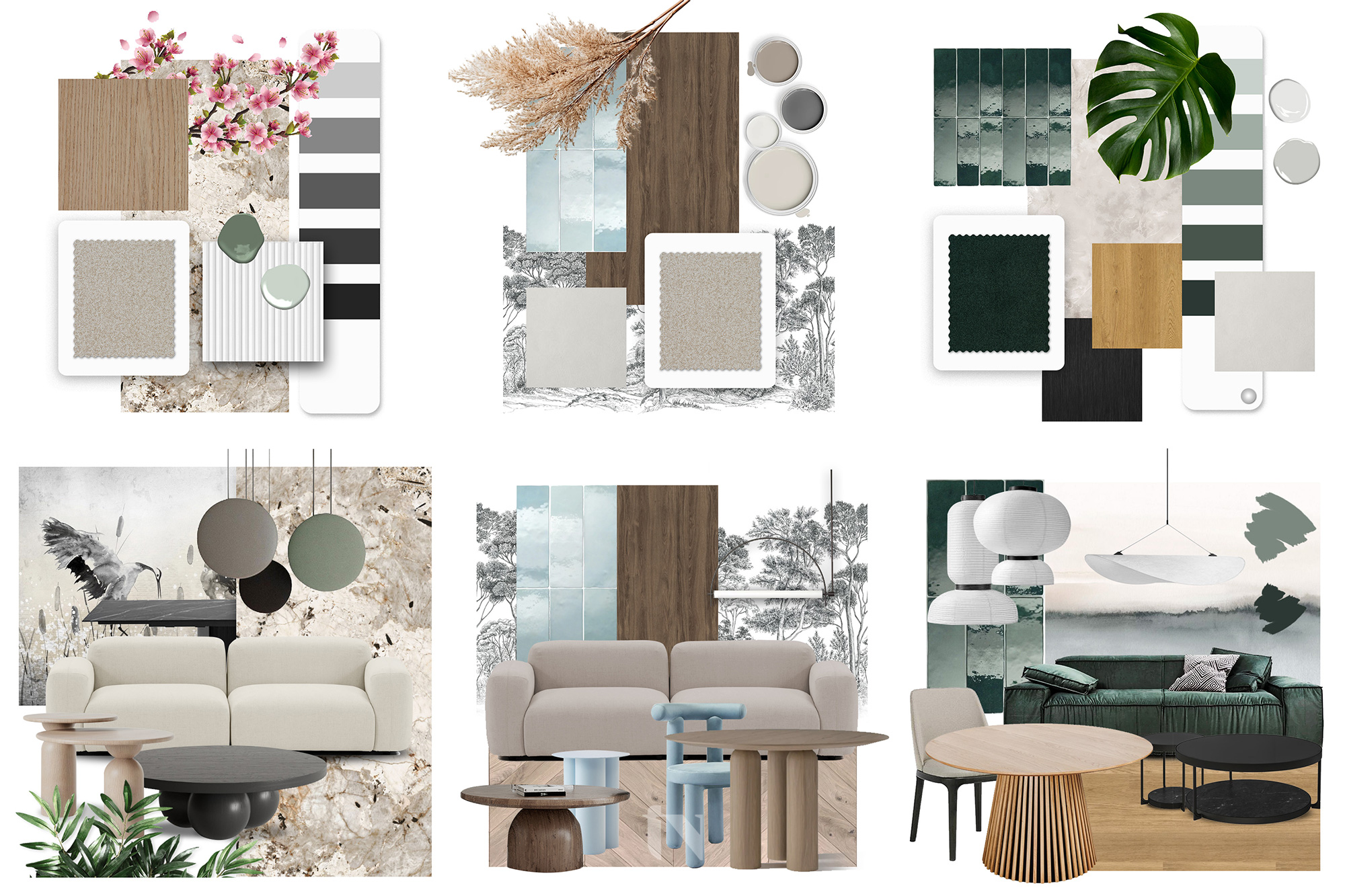 Moodboard wnętrza